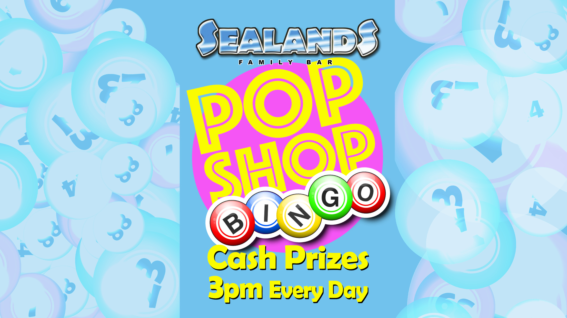Pop Shop Bingo